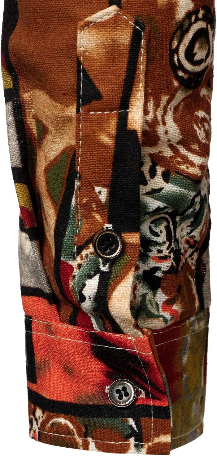 Men Linnen Stylish African Tradition Shirt