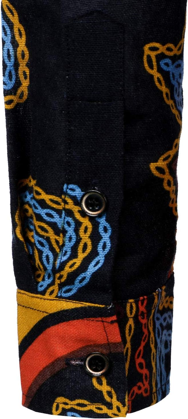 Men Linnen Stylish African Tradition Shirt