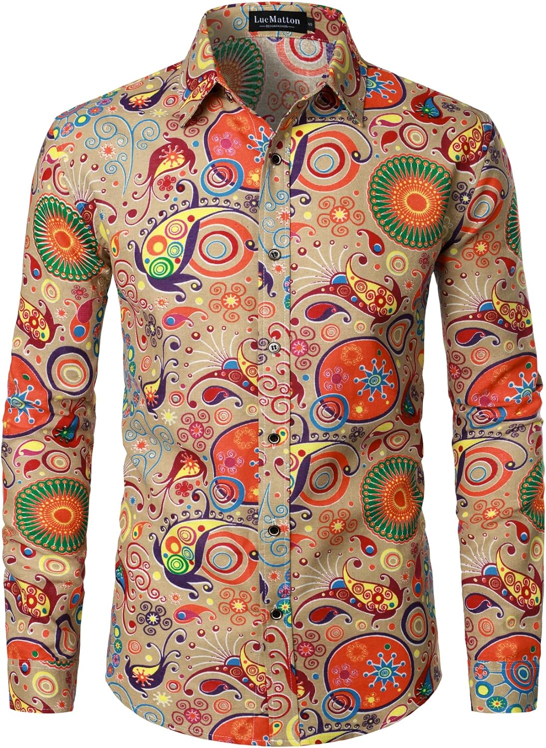 Men Linnen Stylish African Tradition Shirt