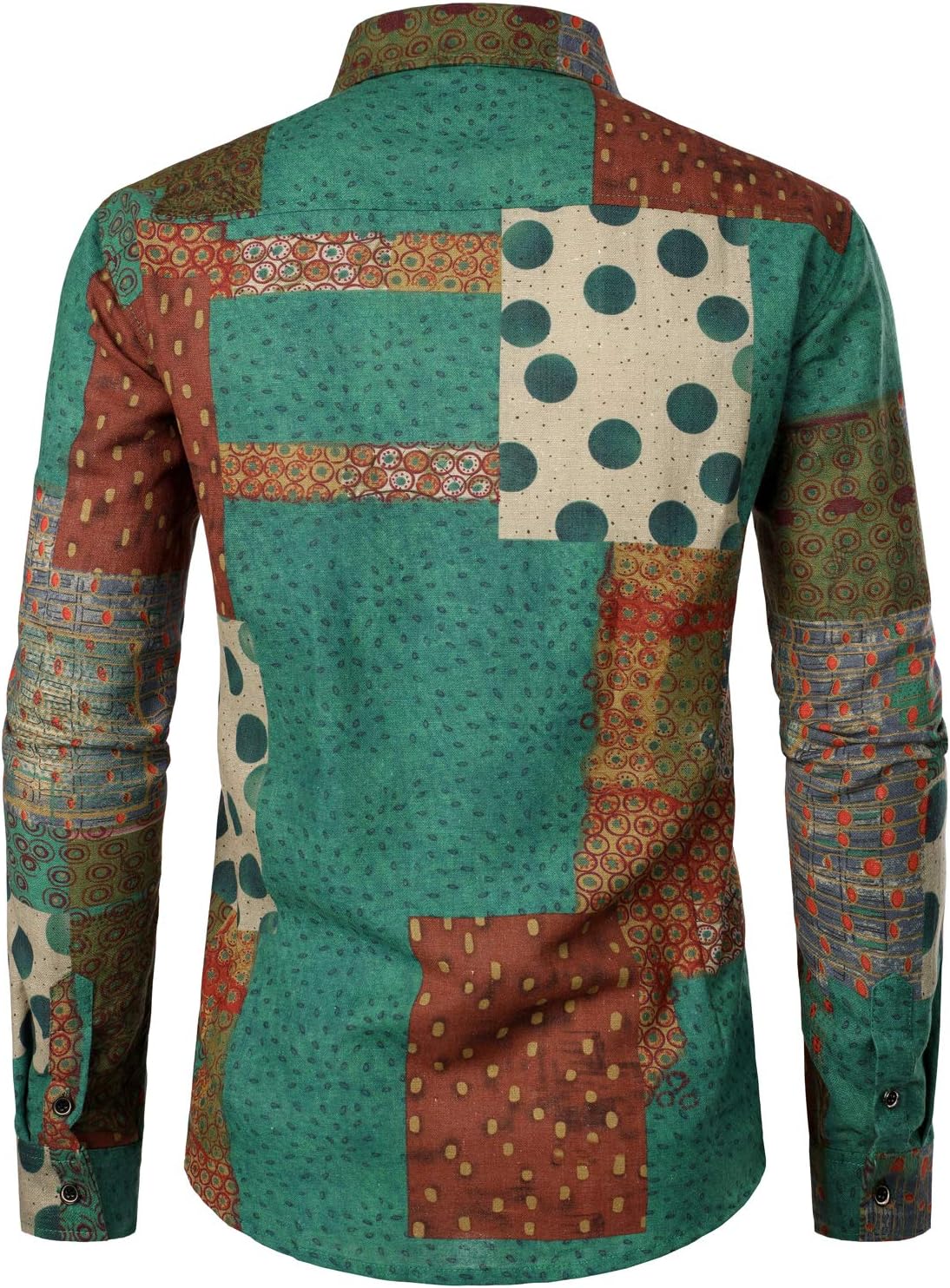 Men Linnen Stylish African Tradition Shirt