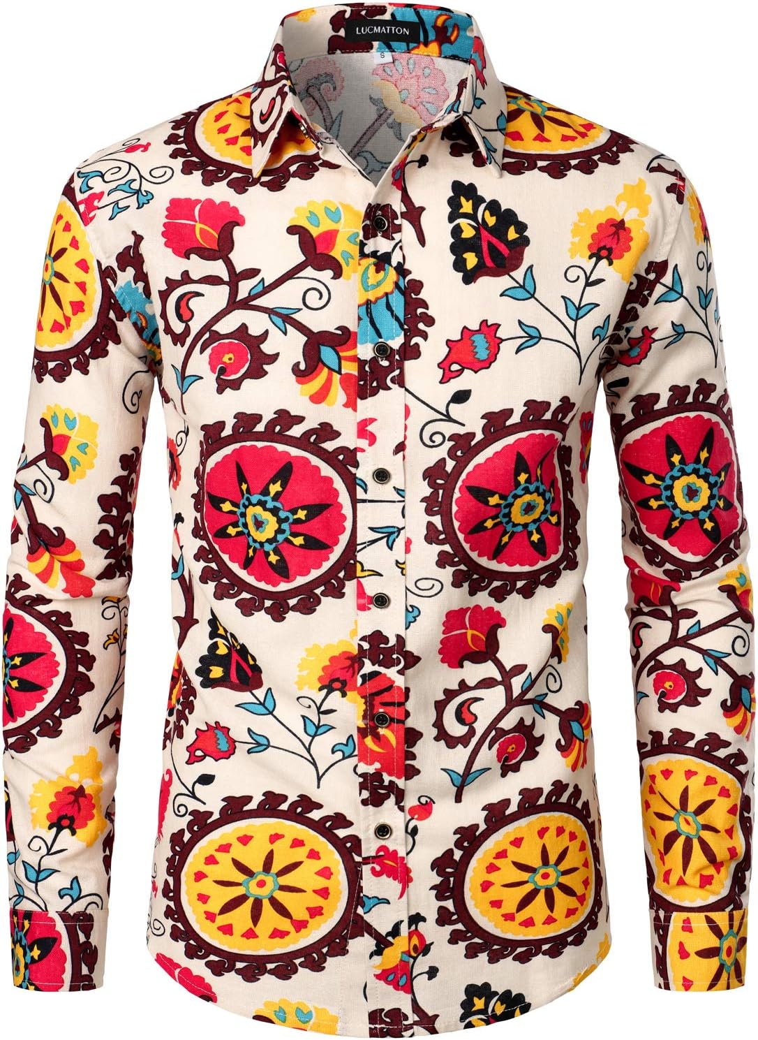 Men Linnen Stylish African Tradition Shirt
