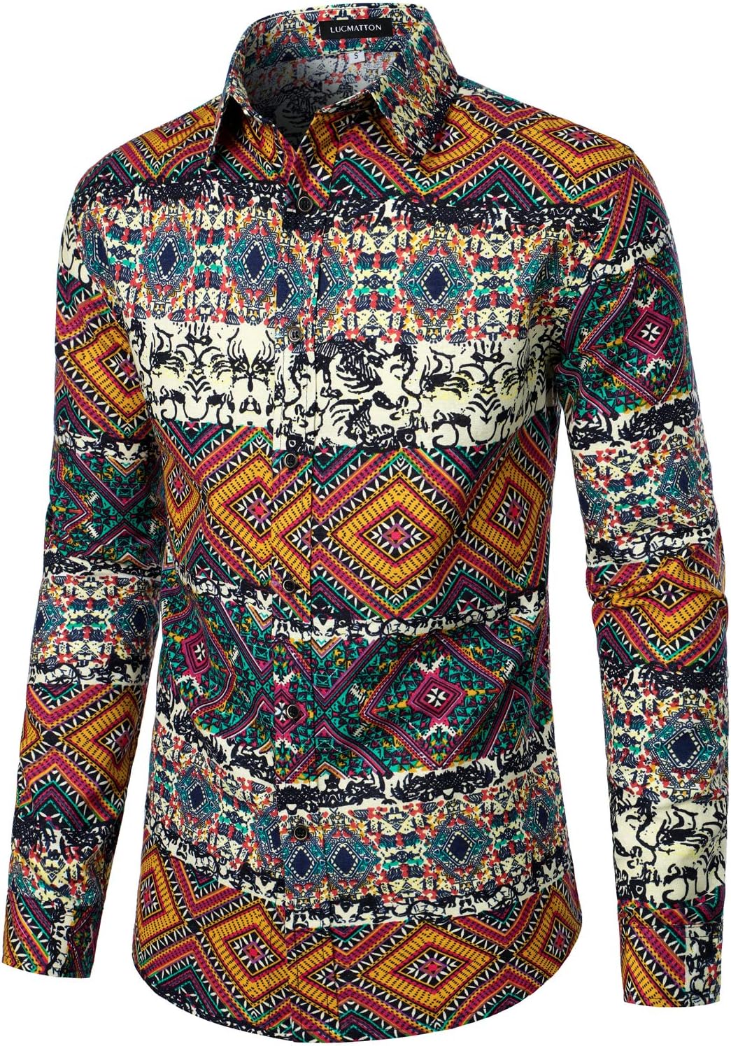 Men Linnen Stylish African Tradition Shirt