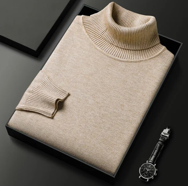 High Collar Cashmere Sweater