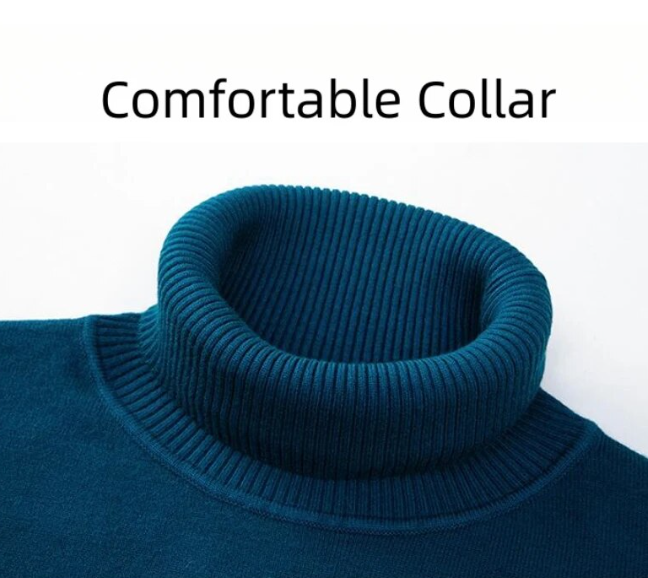High Collar Cashmere Sweater