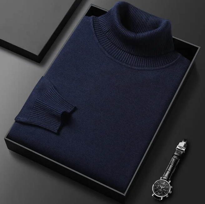 High Collar Cashmere Sweater