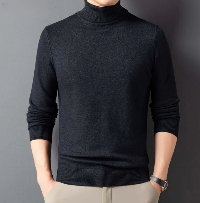 High Collar Cashmere Sweater