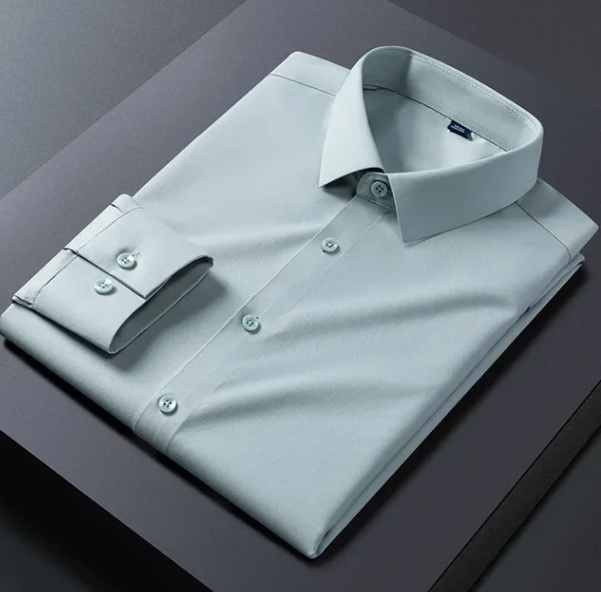 Anti-wrinkle slim fit casual business shirt