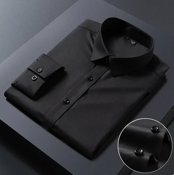 Anti-wrinkle slim fit casual business shirt