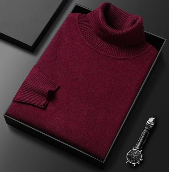 High Collar Cashmere Sweater