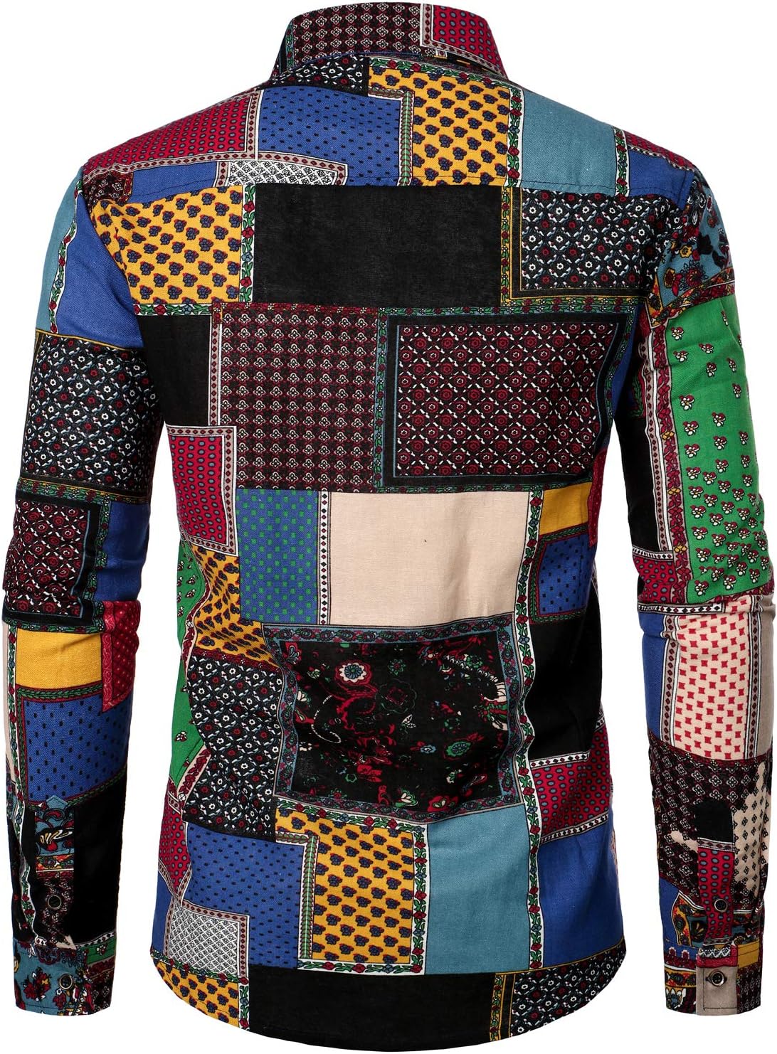 Men Linnen Stylish African Tradition Shirt