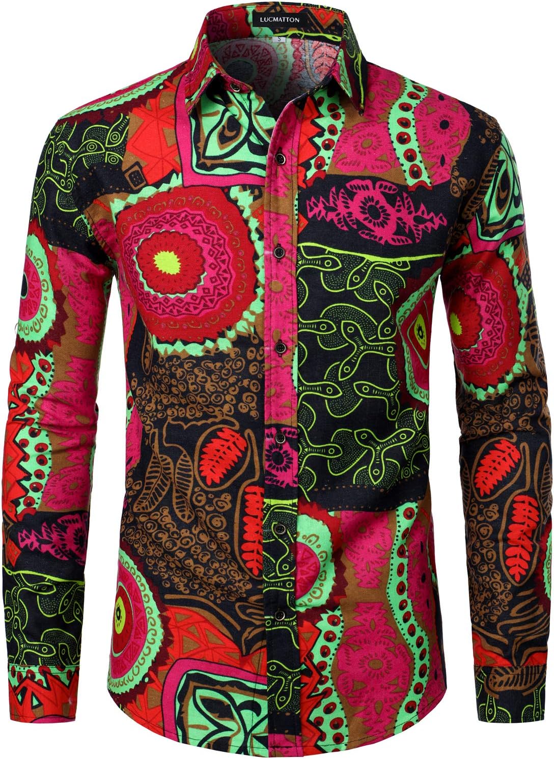 Men Linnen Stylish African Tradition Shirt