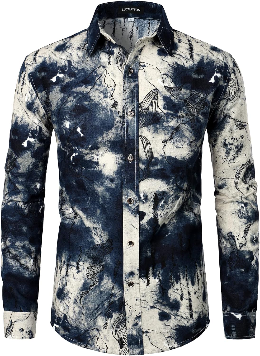 Men Linnen Stylish African Tradition Shirt