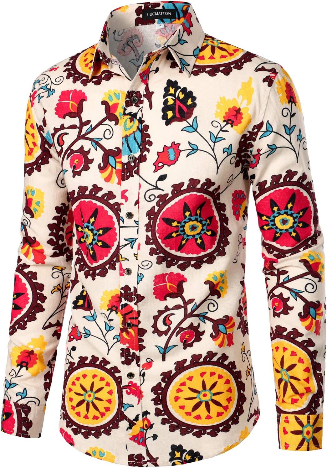 Men Linnen Stylish African Tradition Shirt