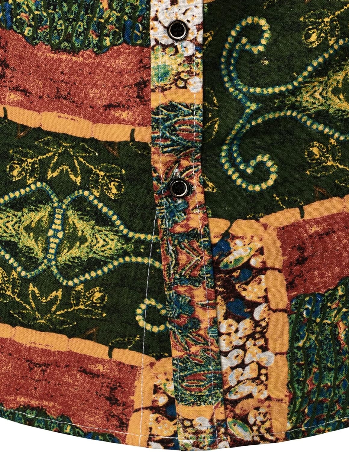 Men Linnen Stylish African Tradition Shirt