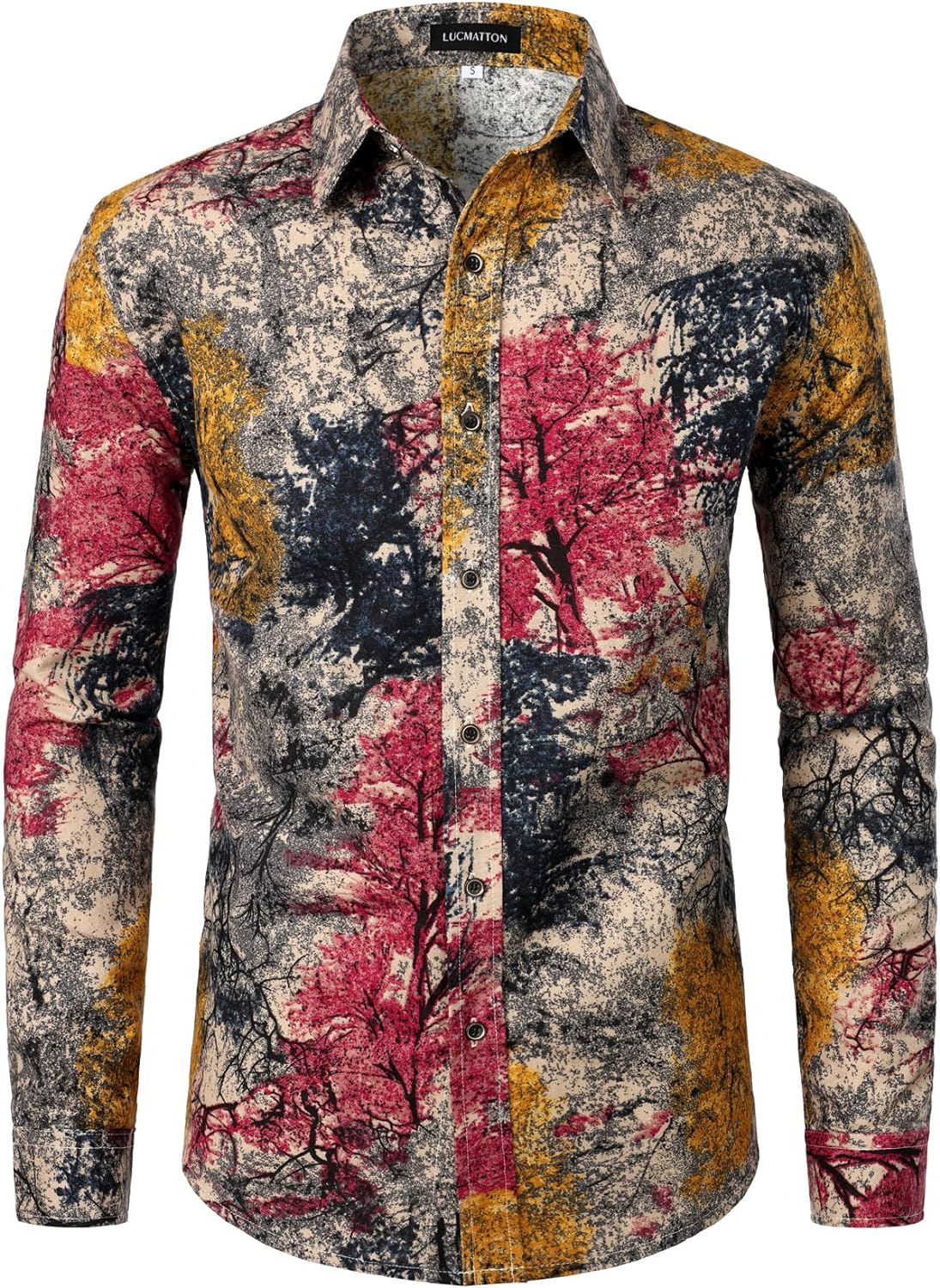 Men Linnen Stylish African Tradition Shirt