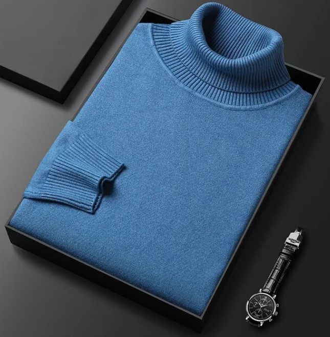 High Collar Cashmere Sweater