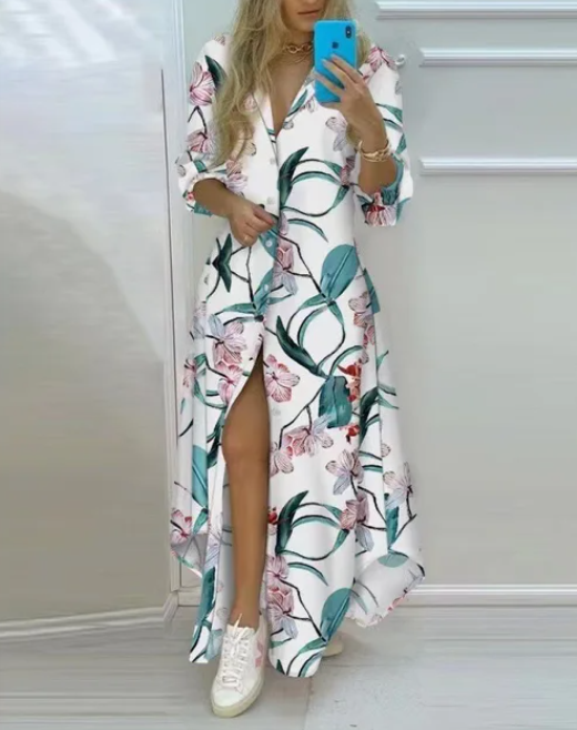 Colourful Long Summer Dress