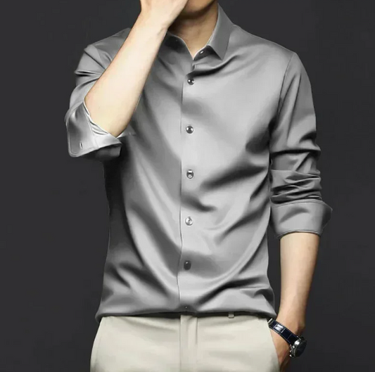 Nice shiny shirt for the stylish man