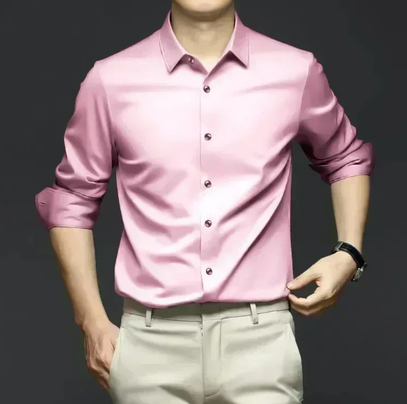 Nice shiny shirt for the stylish man
